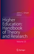 Cover: Higher Education: Handbook of Theory and Research - Springer