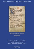 Cover: Adam of Saint-Victor, Sequences - Peeters Publishers