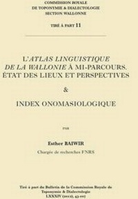 Abbildung von: L'atlas Linguistique De La Wallonie a Mi-parcours - Peeters Publishers