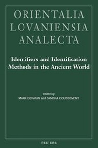 Enlarge image Cover: Identifiers and Identification Methods in the Ancient World - Peeters Publishers