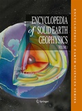 Cover: Encyclopedia of Solid Earth Geophysics - Springer