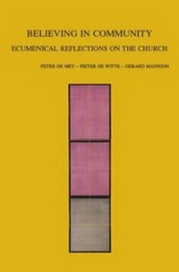 Enlarge image Cover: Believing in Community - Peeters Publishers