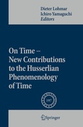 Cover: On Time - New Contributions to the Husserlian Phenomenology of Time - Springer