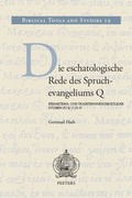 Cover: Die eschatologische Rede des Spruchevangeliums Q - Peeters Publishers