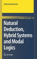 Cover: Natural Deduction, Hybrid Systems and Modal Logics - Springer