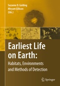 Cover: Earliest Life on Earth: Habitats, Environments and Methods of Detection - Springer