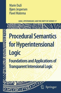Enlarge image Cover: Procedural Semantics for Hyperintensional Logic - Springer