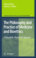 Cover: The Philosophy and Practice of Medicine and Bioethics - Springer