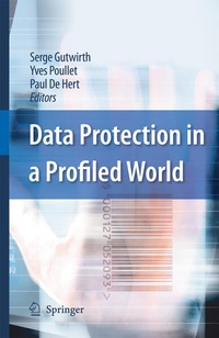 Enlarge image Cover: Data Protection in a Profiled World - Springer