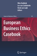 Cover: European Business Ethics Casebook - Springer