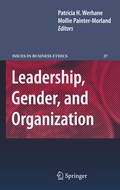 Cover: Leadership, Gender, and Organization - Springer