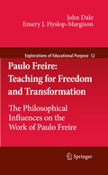 Cover: Paulo Freire: Teaching for Freedom and Transformation - Springer