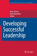 Cover: Developing Successful Leadership - Springer