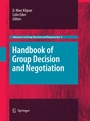 Cover: Handbook of Group Decision and Negotiation - Springer
