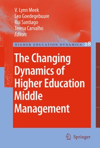 Enlarge image Cover: The Changing Dynamics of Higher Education Middle Management - Springer