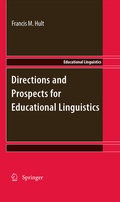 Cover: Directions and Prospects for Educational Linguistics - Springer