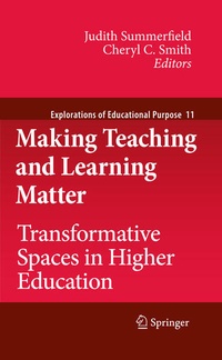 Enlarge image Cover: Making Teaching and Learning Matter - Springer