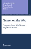 Cover: Genres on the Web - Springer