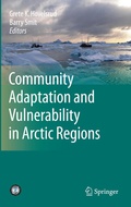 Cover: Community Adaptation and Vulnerability in Arctic Regions - Springer