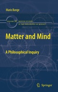 Cover: Matter and Mind - Springer