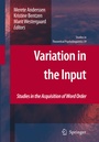 Cover: Variation in the Input - Springer