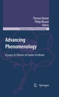 Cover: Advancing Phenomenology - Springer