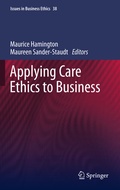 Cover: Applying Care Ethics to Business - Springer