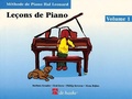 Cover: Lecons de Piano, Volume 1 - Hal Leonard Publishing Corporation