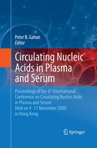 Enlarge image Cover: Circulating Nucleic Acids in Plasma and Serum - Springer