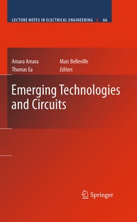 Enlarge image Cover: Emerging Technologies and Circuits - Springer