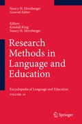 Cover: Research Methods in Language and Education - Springer