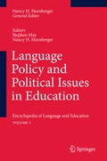 Cover: Language Policy and Political Issues in Education - Springer