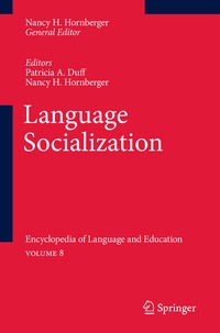 Abbildung von: Language Socialization - Springer