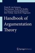 Cover: Handbook of Argumentation Theory - Springer