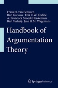 Cover: Handbook of Argumentation Theory - Springer