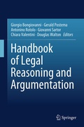 Cover: Handbook of Legal Reasoning and Argumentation - Springer