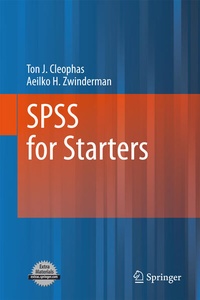 Enlarge image Cover: SPSS for Starters - Springer