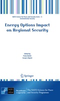 Cover: Energy Options Impact on Regional Security - Springer