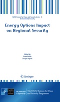 Cover: Energy Options Impact on Regional Security - Springer
