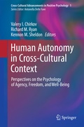 Cover: Human Autonomy in Cross-Cultural Context - Springer