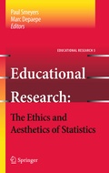 Cover: Educational Research - the Ethics and Aesthetics of Statistics - Springer