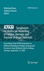 Cover: IUTAM Symposium on Multiscale Modelling of Fatigue, Damage and Fracture in Smart Materials - Springer