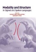 Cover: Modality and Structure in Signed and Spoken Languages - Cambridge University Press