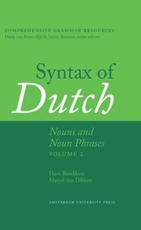 Enlarge image Cover: Syntax of Dutch - Amsterdam University Press