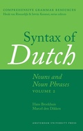 Cover: Syntax of Dutch: Nouns and Noun Phrases - Volume 1 + 2 - Amsterdam University Press
