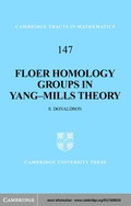 Cover: Floer Homology Groups in Yang-Mills Theory - Cambridge University Press