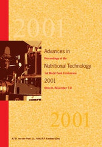 Enlarge image Cover: Advances in Nutritional Technology 2001 - Wageningen Academic Publishers
