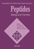 Cover: Peptides - ESCOM Science Publishers,The Netherlands