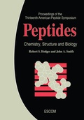 Cover: Peptides - ESCOM Science Publishers,The Netherlands