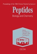 Cover: Peptides - ESCOM Science Publishers,The Netherlands